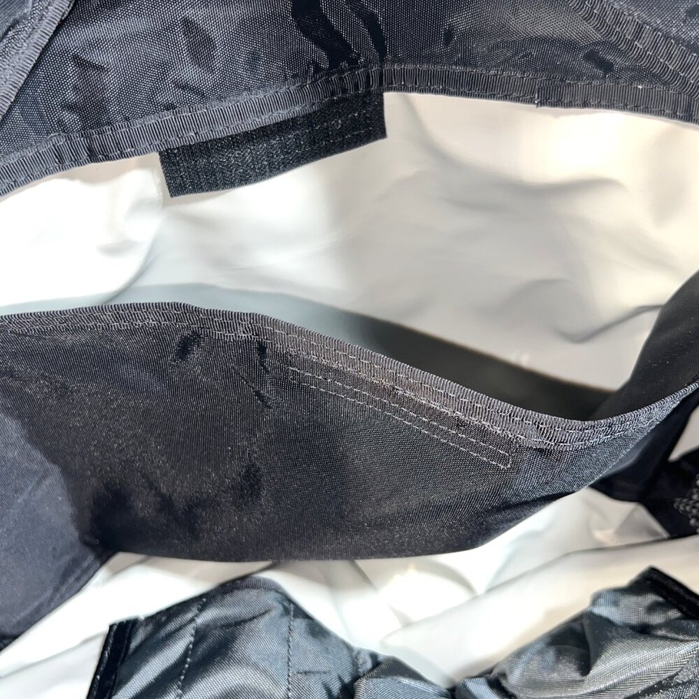 Timbuk2 Gray Canvas Tweed Colorblock M Messenger Tote Crossbody Travel Adj Bag - Picture 15 of 15